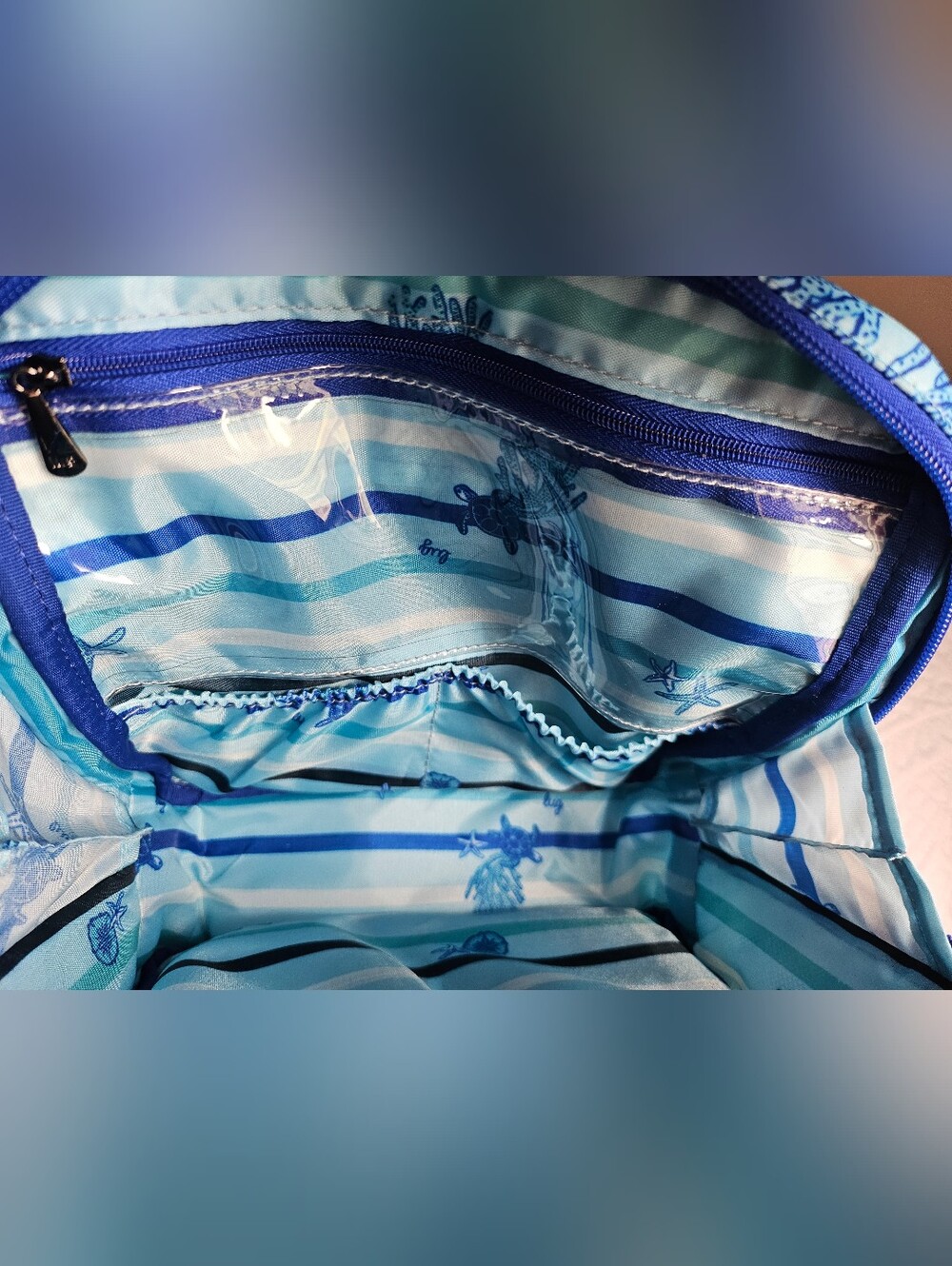 NWT Lug Ranger 2 In Sealife Blue - Beach Resort Or Cruise Travel Crossbody - Picture 7 of 9